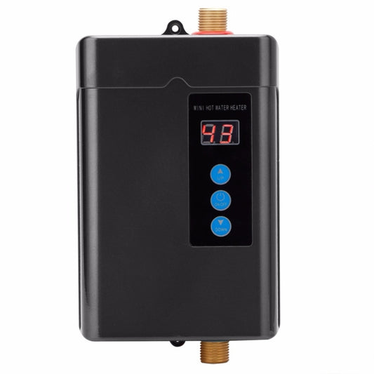 US Plug 3000W  Electric Water Heater With Remote Control Adjustable Temperate(Black) - Water Heaters & Parts by buy2fix | Online Shopping UK | buy2fix