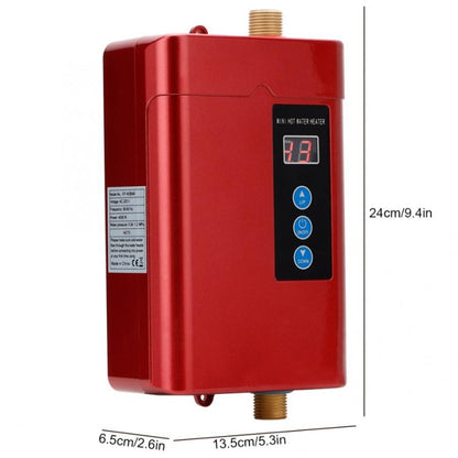 AU Plug 4000W Electric Water Heater With Remote Control Adjustable Temperate(White) - Water Heaters & Parts by buy2fix | Online Shopping UK | buy2fix