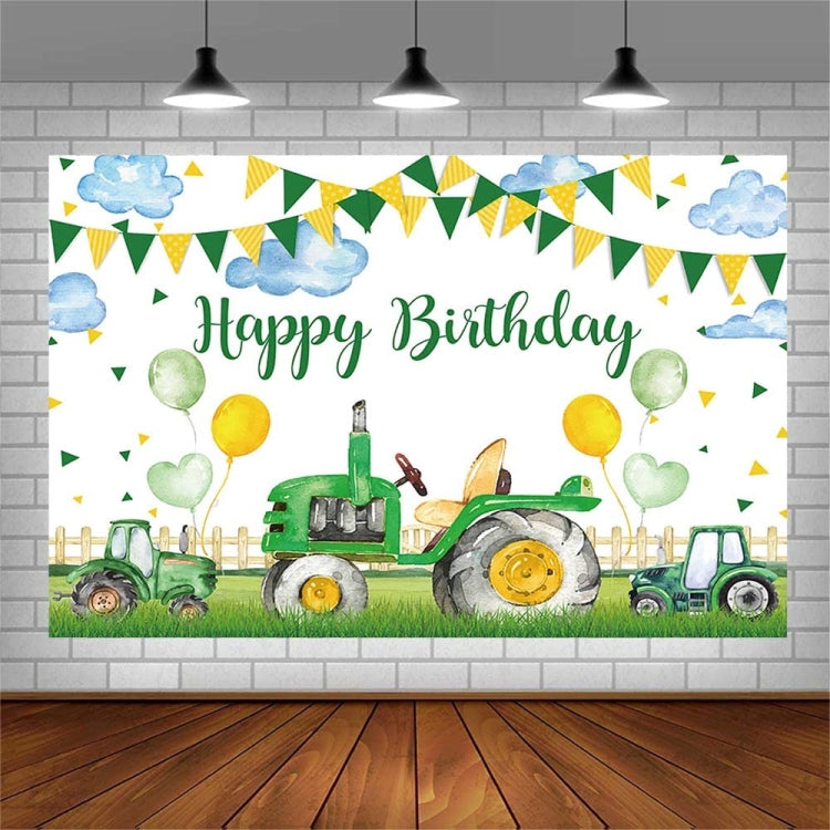 150x210cm Farm Tractor Photography Backdrop Cloth Birthday Party Decoration Supplies -  by buy2fix | Online Shopping UK | buy2fix