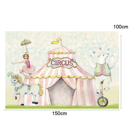 150 x 100cm Circus Clown Show Party Photography Background Cloth Decorative Scenes(MDT02789) -  by buy2fix | Online Shopping UK | buy2fix