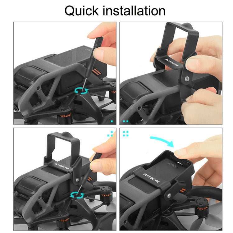 Sunnylife AT-DC503 For DJI Avata Battery Anti-Release Buckle Anti-Loose Falling Folding Buckle(Black) -  by Sunnylife | Online Shopping UK | buy2fix