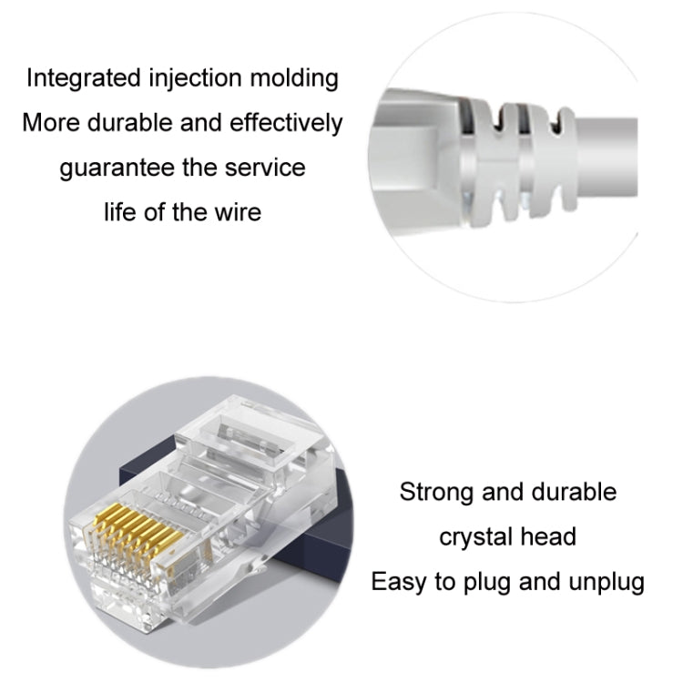 1m JINGHUA Cat5e Set-Top Box Router Computer Engineering Network Cable - Lan Cable and Tools by JINGHUA | Online Shopping UK | buy2fix