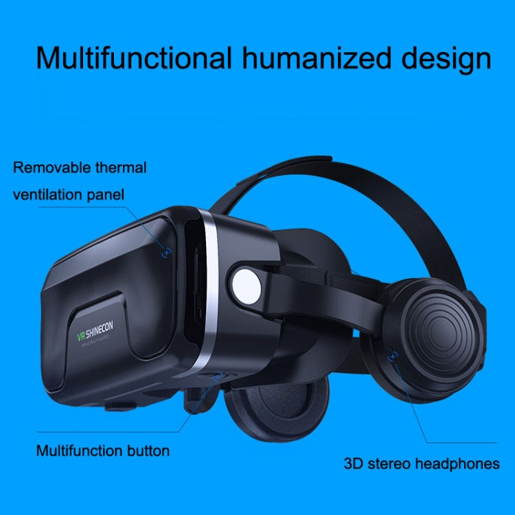 Headphone Version 3D Virtual Reality VR Glasses(Black) - VR Headset by buy2fix | Online Shopping UK | buy2fix