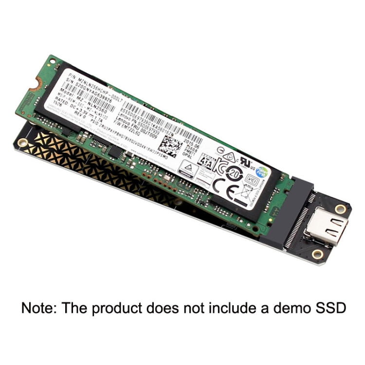 NGFF M.2 Bkey SATA Hard Disk SSD To USB3.1 Type-C / USB-C Expansion Card Conversion Board(Black) - Add-on Cards by buy2fix | Online Shopping UK | buy2fix