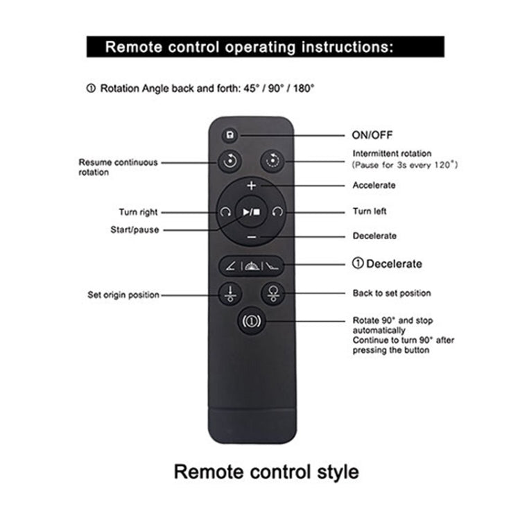 2 In 1 Plug In Turntable Rotary Jewelry Live Shooting Display Stand, Color: White Remote Control -  by buy2fix | Online Shopping UK | buy2fix