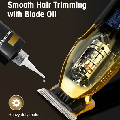 USB LCD Digital Display Haircutter Men Home Haircutter(Black Gold) - Hair Trimmer by buy2fix | Online Shopping UK | buy2fix