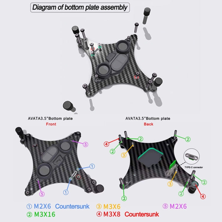 Suitable for DJI Avata 3.5-inch Upgrade Frame Kit, Style: Rack -  by buy2fix | Online Shopping UK | buy2fix