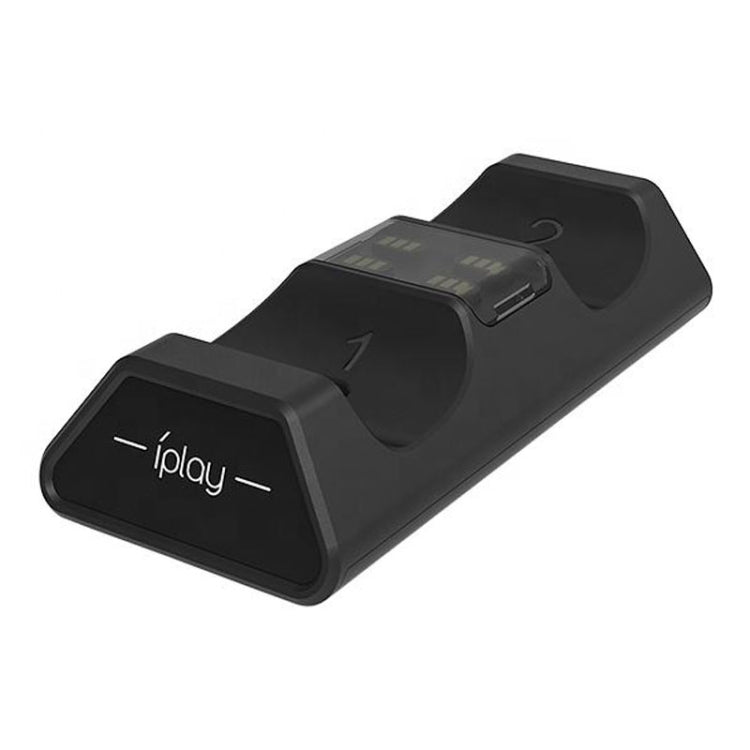 iplay HBP-263 For PS5 Handle Dual Seat Charging Support(Black) - Charger & Power by iplay | Online Shopping UK | buy2fix