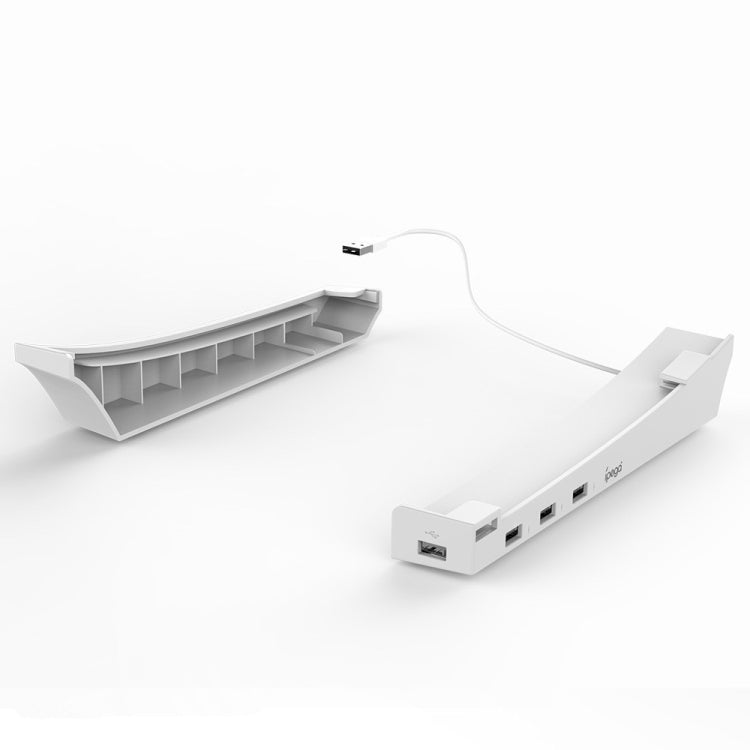 For PS5 IPEGA Horizontal Stand with 4-Port USB Hub Base Holder - Holder by IPEGA | Online Shopping UK | buy2fix
