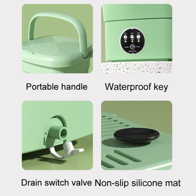 4.5L Mini Portable Folding Household Washing Machine Underwear Washer, Color: Fruit Green(EU Plug) - Washing Machines & Accessories by buy2fix | Online Shopping UK | buy2fix