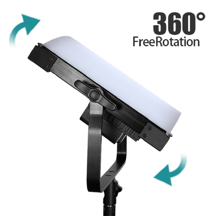 Pixel P45C RGB Dual Color Temperature Fill Light Live Photography Portable Outdoors 80W Square Soft Light(Single Lamp With Baffle+UK Plug Adapter) -  by Pixel | Online Shopping UK | buy2fix