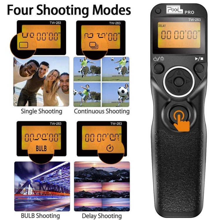 For Instax E3 Pixel TW283 Shutter Wireless Delay Remote Control SLR Shutter Flasher - Wireless Remote Control by Pixel | Online Shopping UK | buy2fix