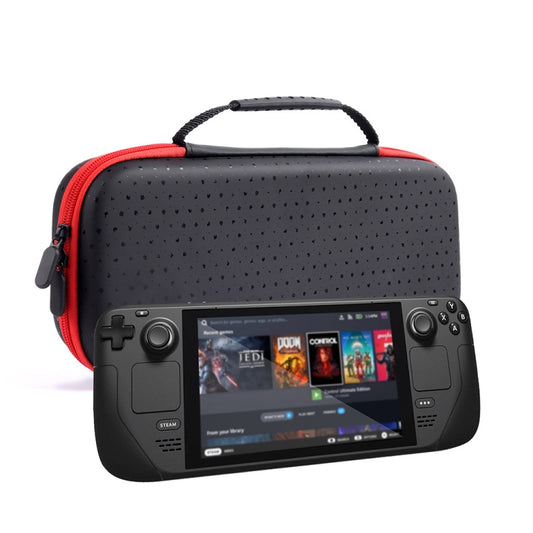 For Steam Deck Game Console Storage Bag Waterproof and Drop-proof with Interlayer(Black) - Storage Bags by buy2fix | Online Shopping UK | buy2fix