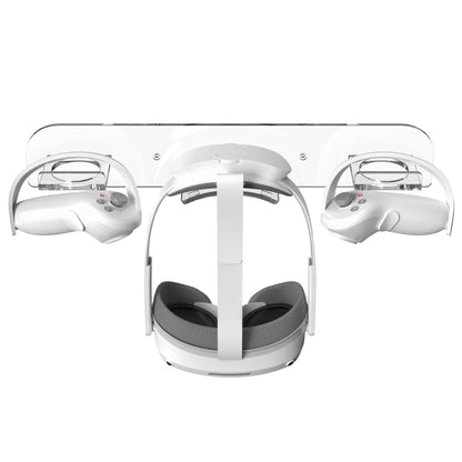 For Meta Quest Pro/Pico 4 VR Acrylic Wall Mount Holder Handle Hanger(Transparent) - VR Accessories by buy2fix | Online Shopping UK | buy2fix