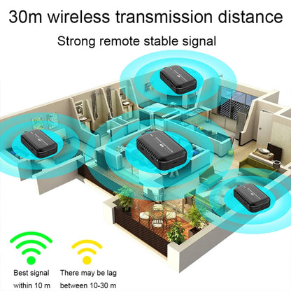 PWAY DT248W-H 30m Wireless HD Screen Projector Office Conference Screen Sharing Device(Type-C Interface) - Wireless Display Dongle by PWAY | Online Shopping UK | buy2fix