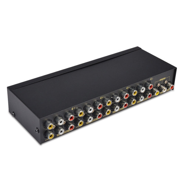 FJGEAR FJ-801AV Audio Video Switcher 8 In 1 Out CVBS Switcher - Switch by FJGEAR | Online Shopping UK | buy2fix