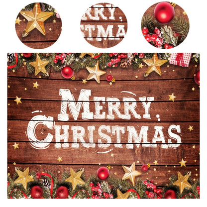 150 x 100cm Peach Skin Christmas Photography Background Cloth Party Room Decoration, Style: 3 - Cartoon by buy2fix | Online Shopping UK | buy2fix