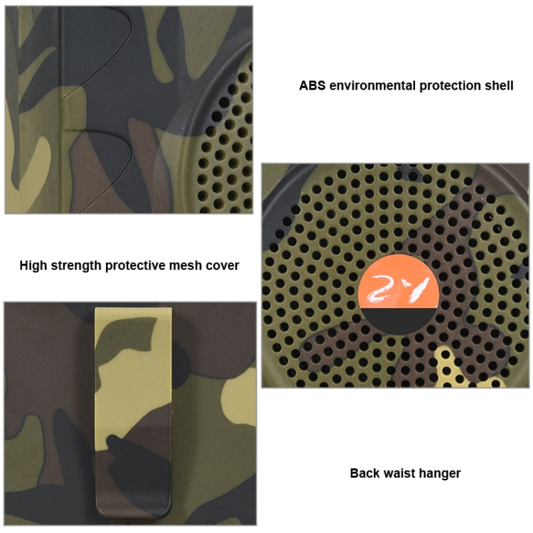 25W  Bluetooth Voice Amplifier Bird Hunting Speaker Supports USB/TF/FM 1000m Remote Control AU Plug(Camouflage) - Midrange Speaker & Frequency Divider by buy2fix | Online Shopping UK | buy2fix