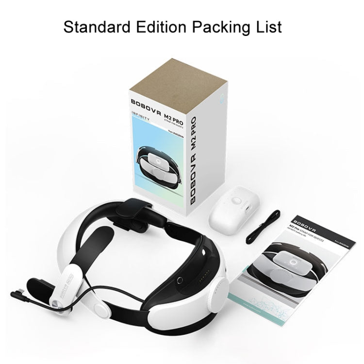 For Meta Quest 2 BOBOVR M2 PRO Battery Pack Head Strap Accessories, Style: Standard Edition - VR Accessories by BOBOVR | Online Shopping UK | buy2fix