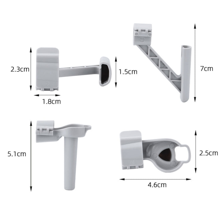 For DJI Mini 4 Pro Drone BRDRC Landing Gear Increased Height Leg(Gray) - Other by BRDRC | Online Shopping UK | buy2fix