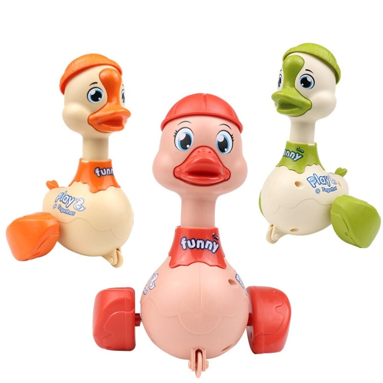 3 PCS Children Animal Press Crawling Toy Car, Specification:Swing Duck (Orange) - Electronic Pets by buy2fix | Online Shopping UK | buy2fix