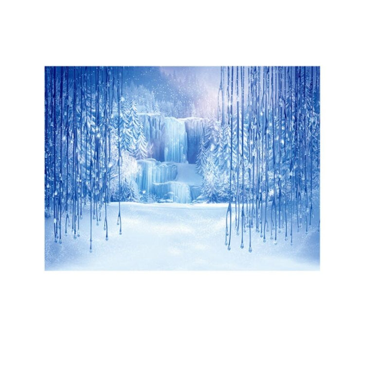 2.1m x 1.5m Frozen Party Setting Snow Photo Cloth Background - Camera Accessories by buy2fix | Online Shopping UK | buy2fix