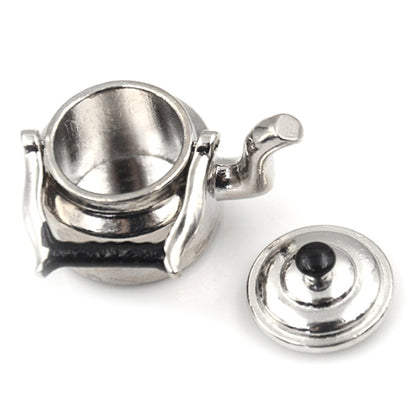 Dollhouse Miniature Metal Tea Kettle Pot Classic Pretend Play Furniture Toys for Kitchen Accessory - Toys & Hobbies by buy2fix | Online Shopping UK | buy2fix