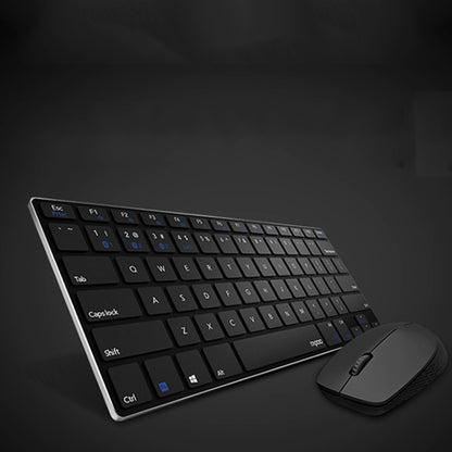 Rapoo 9000G 78 Keys Multi-modes Wireless Keyboard and Mouse Set(Black) - Wireless Keyboard by Rapoo | Online Shopping UK | buy2fix