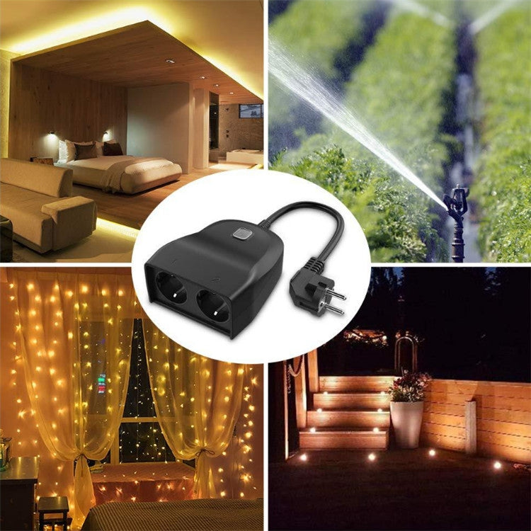 C119 Smart WIFI Outdoor Waterproof Socket, Support Alexa Voice Control, EU Plug - Consumer Electronics by buy2fix | Online Shopping UK | buy2fix