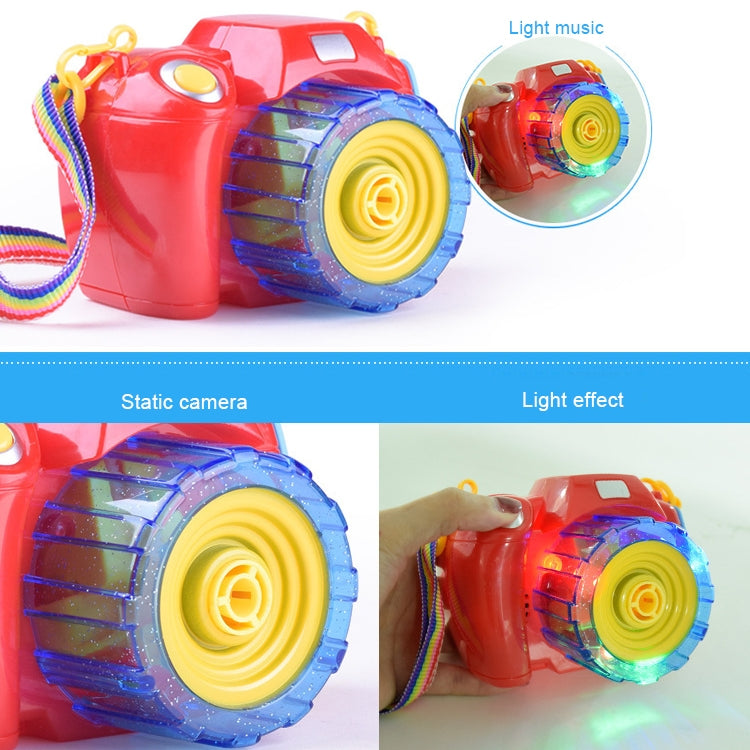 Electric Camera Shaped Flashing Sounding Toy Bubble Machine, Random Color Delivery, Bubble Liquid Not Included - Toy Sports by buy2fix | Online Shopping UK | buy2fix