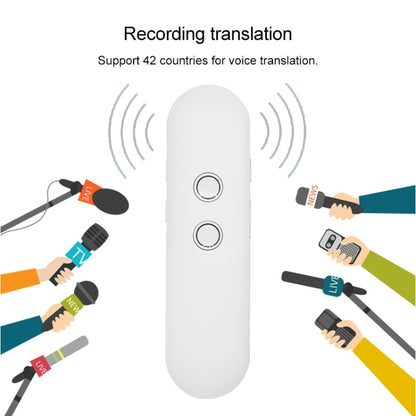 T4 Portable AI Smart Voice Translator Business Travel Real Time Translation Machine Support 42 Languages (Blue) - Consumer Electronics by buy2fix | Online Shopping UK | buy2fix