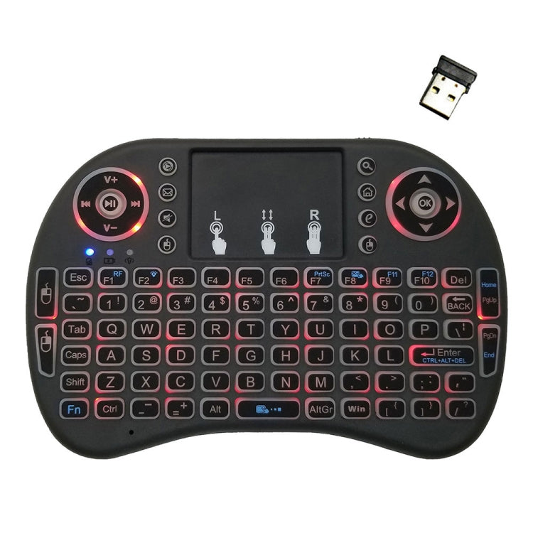 Support Language: English i8 Air Mouse Wireless Backlight Keyboard with Touchpad for Android TV Box & Smart TV & PC Tablet & Xbox360 & PS3 & HTPC/IPTV - MINI PC Accessories & Gadgets by buy2fix | Online Shopping UK | buy2fix