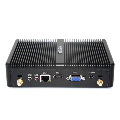 HYSTOU H2 Windows / Linux System Mini PC, Intel Core I5-7267U Dual Core Four Threads up to 3.50GHz, Support mSATA 3.0, 8GB RAM DDR3 + 512GB SSD (Black) - Computer & Networking by buy2fix | Online Shopping UK | buy2fix