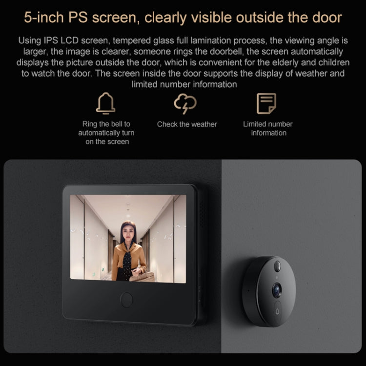 Original Xiaomi Smart Cat Eye 1S - Video DoorBell by Xiaomi | Online Shopping UK | buy2fix