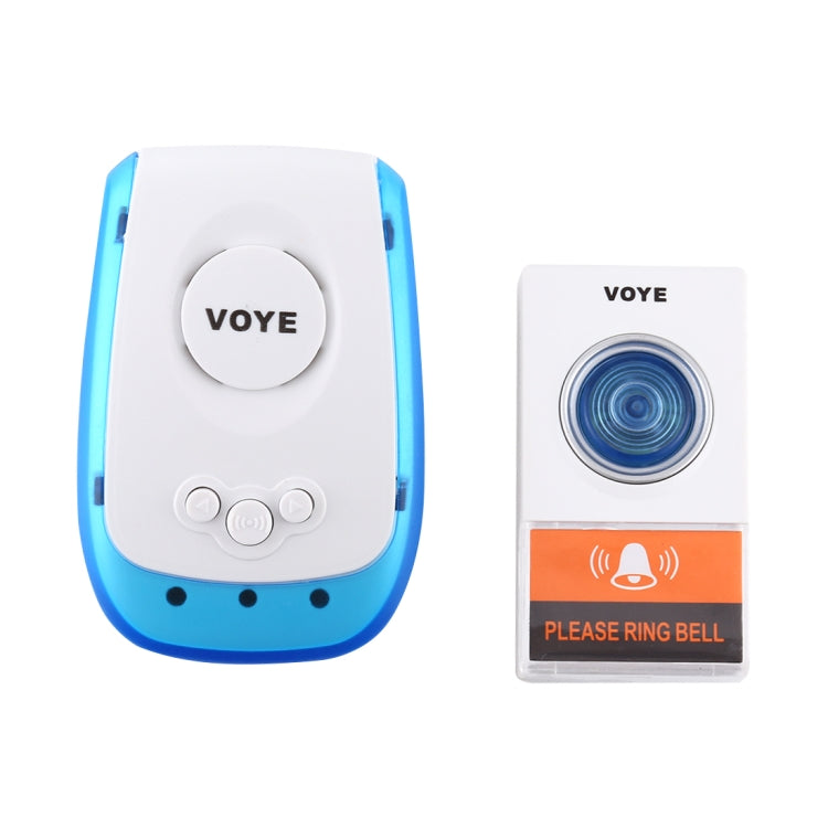 VOYE V009A Home Music Remote Control Wireless Doorbell with 38 Polyphony Sounds, US Plug (White) - Security by VOYE | Online Shopping UK | buy2fix