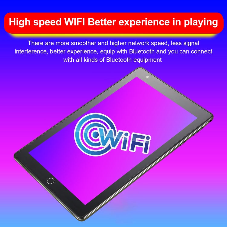 BDF P8 3G Phone Call Tablet PC, 8 inch, 2GB+32GB, Android 9.0, MTK8321 Octa Core Cortex-A7, Support Dual SIM & Bluetooth & WiFi & GPS, EU Plug(Black) - BDF by BDF | Online Shopping UK | buy2fix