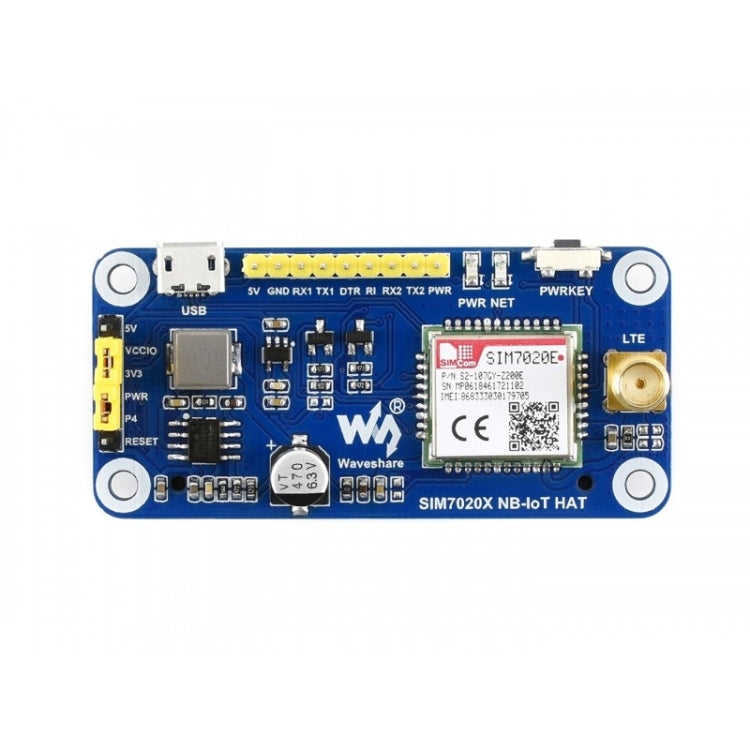 Waveshare NB-IoT HAT for Raspberry Pi, for Europe, Asia, Africa, Australia - Modules Expansions Accessories by Waveshare | Online Shopping UK | buy2fix