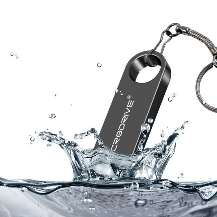 MicroDrive 64GB USB 2.0 Metal Waterproof High Speed U Disk(Black) - Computer & Networking by MicroDrive | Online Shopping UK | buy2fix