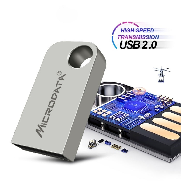 Microdata 16GB USB 2.0 Mini Metal U Disk - USB Flash Drives by Microdata | Online Shopping UK | buy2fix