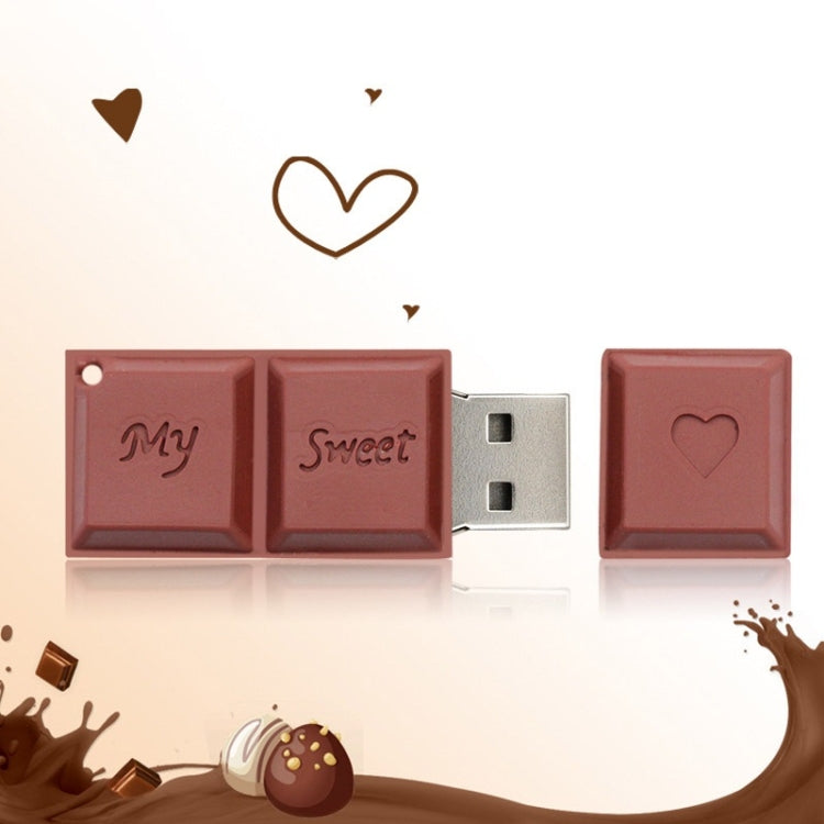 MicroDrive 8GB USB 2.0 Creative Chocolate U Disk - USB Flash Drives by MicroDrive | Online Shopping UK | buy2fix