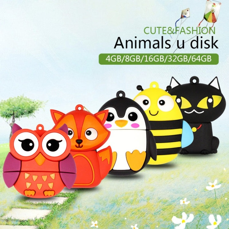 MicroDrive 8GB USB 2.0 Creative Cute Bee U Disk - Computer & Networking by MicroDrive | Online Shopping UK | buy2fix