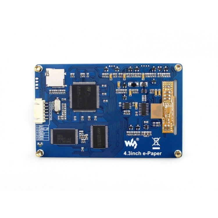 Waveshare 4.3 inch 800x600 Pixel Serial Interface Electronic Paper Display UART Module - Modules Expansions Accessories by Waveshare | Online Shopping UK | buy2fix